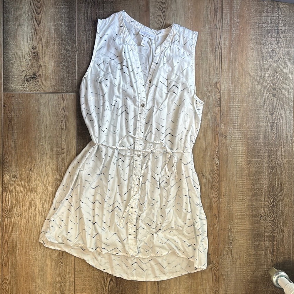 Motherhood Maternity button front tank tunic Medium